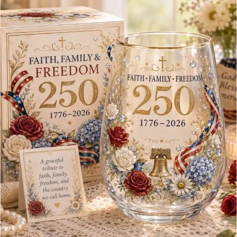 Limited Edition USA 250th Anniversary Commemorative Glass Collection